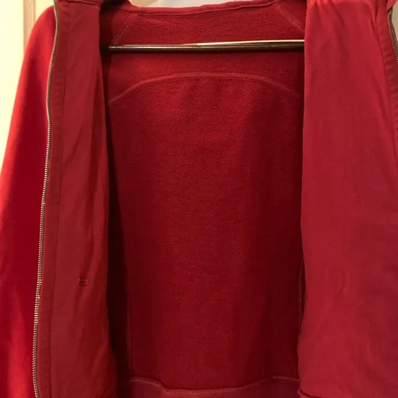 lululemon athletica Scuba Full-Zip Red Hoodie - Picture 2 of 7